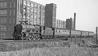 Royal Scot 46130 Bradford-Southport stopping train at Gypsy Lane, Castleton on 16 September 1961 R S Greenwood